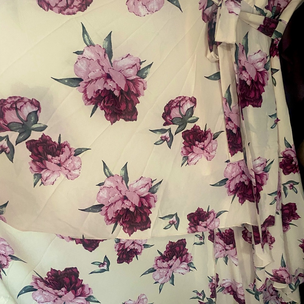 Beautiful cream and flower dress